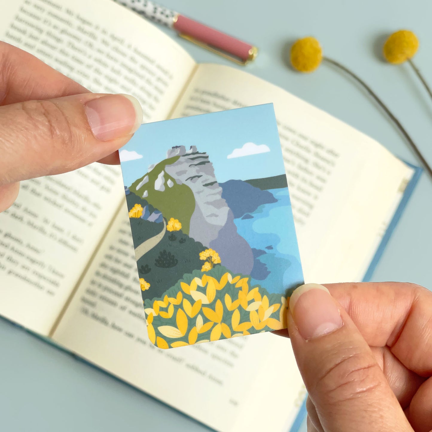 Magnetic Bookmark - Valley of Rocks