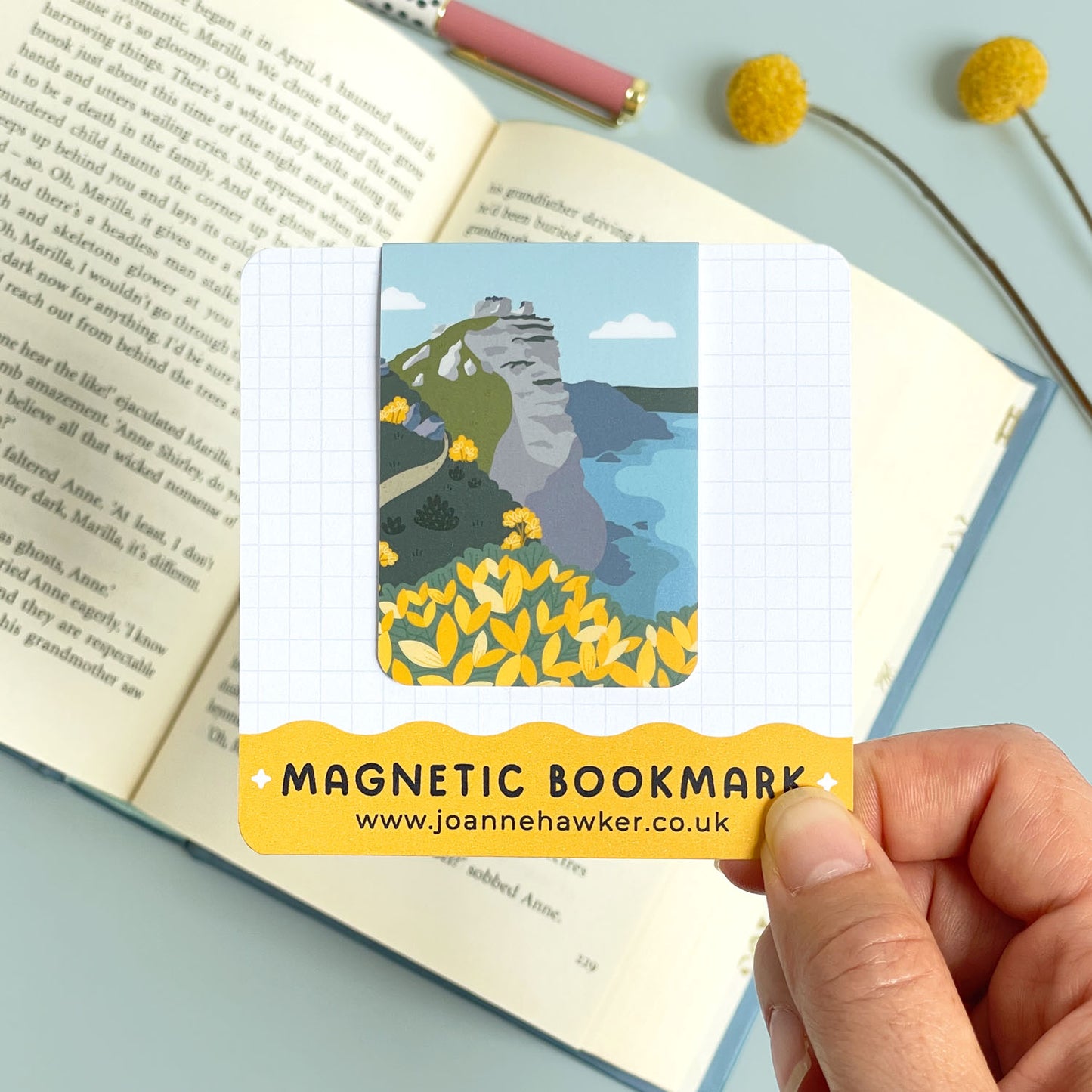 Magnetic Bookmark - Valley of Rocks