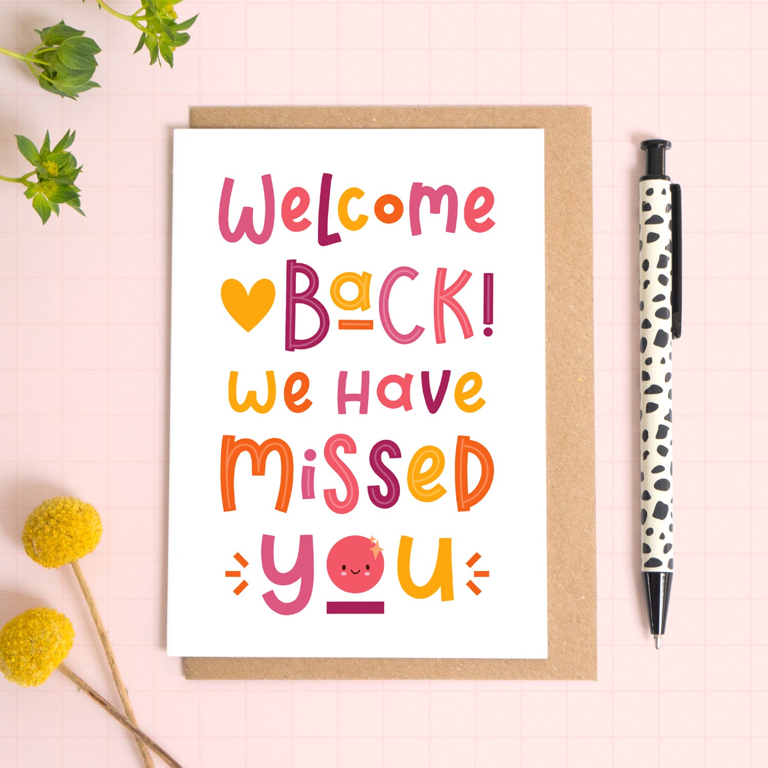 Welcome Back Card Joanne Hawker Welcome Back Card Joanne Hawker