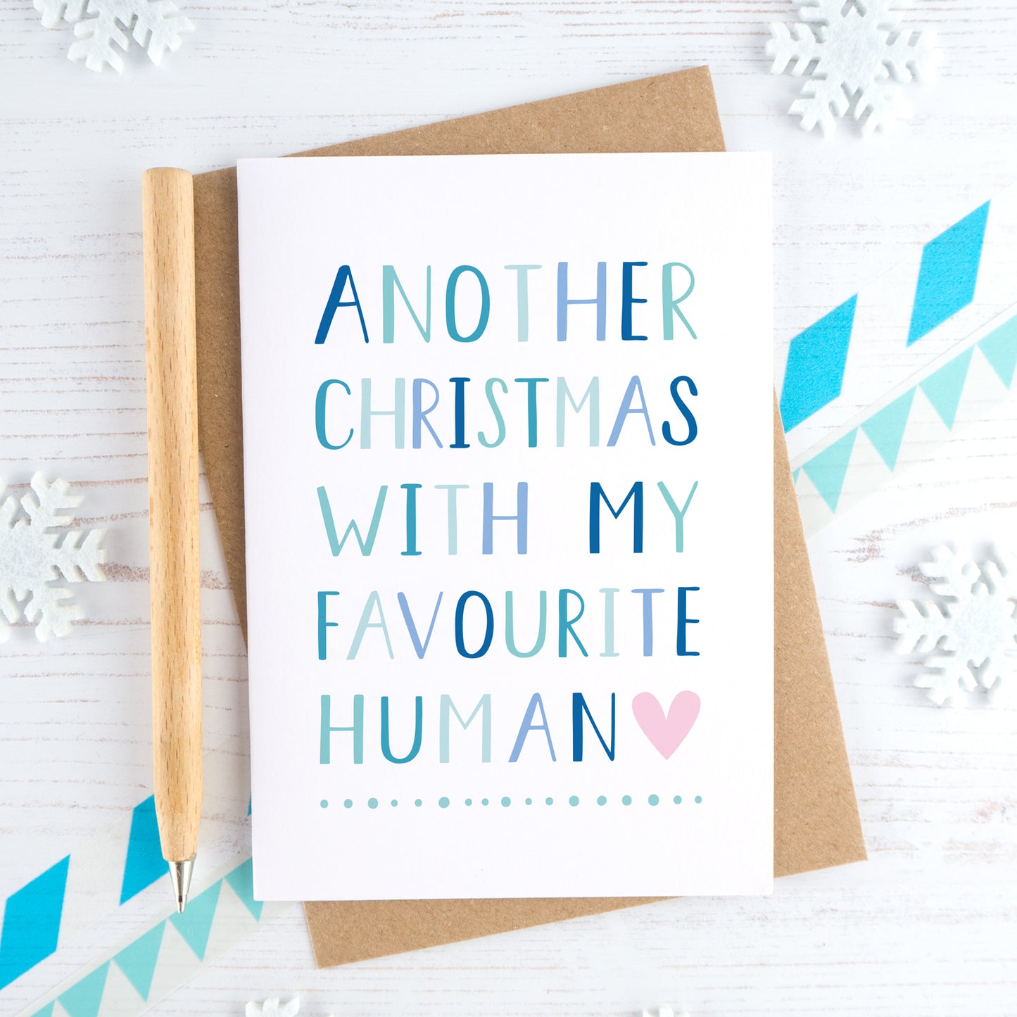 Favourite Human Christmas Card
