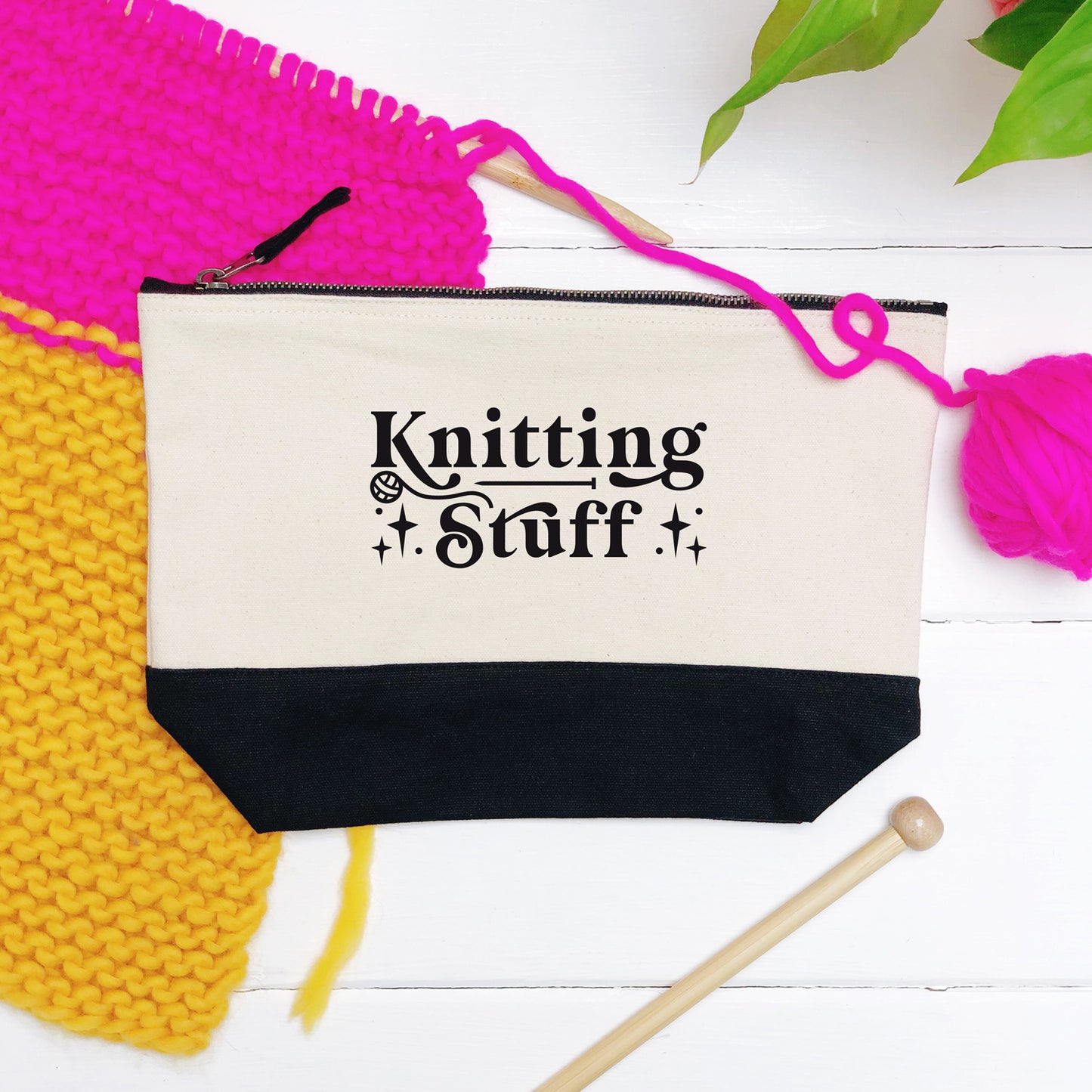 Knitting Stuff Storage Pouch