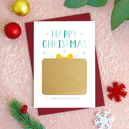Present Christmas Scratch Card - Ex Stock