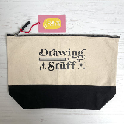 Large Seconds Project Bag - Drawing Stuff