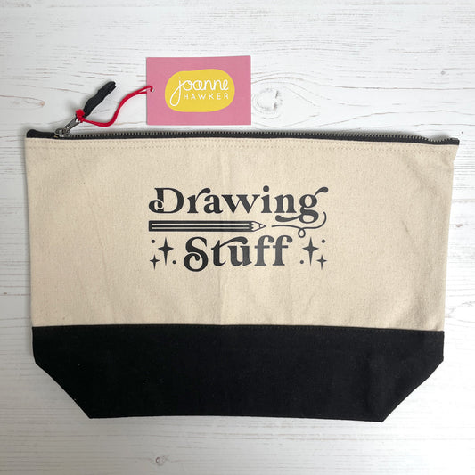 Large Seconds Project Bag - Drawing Stuff