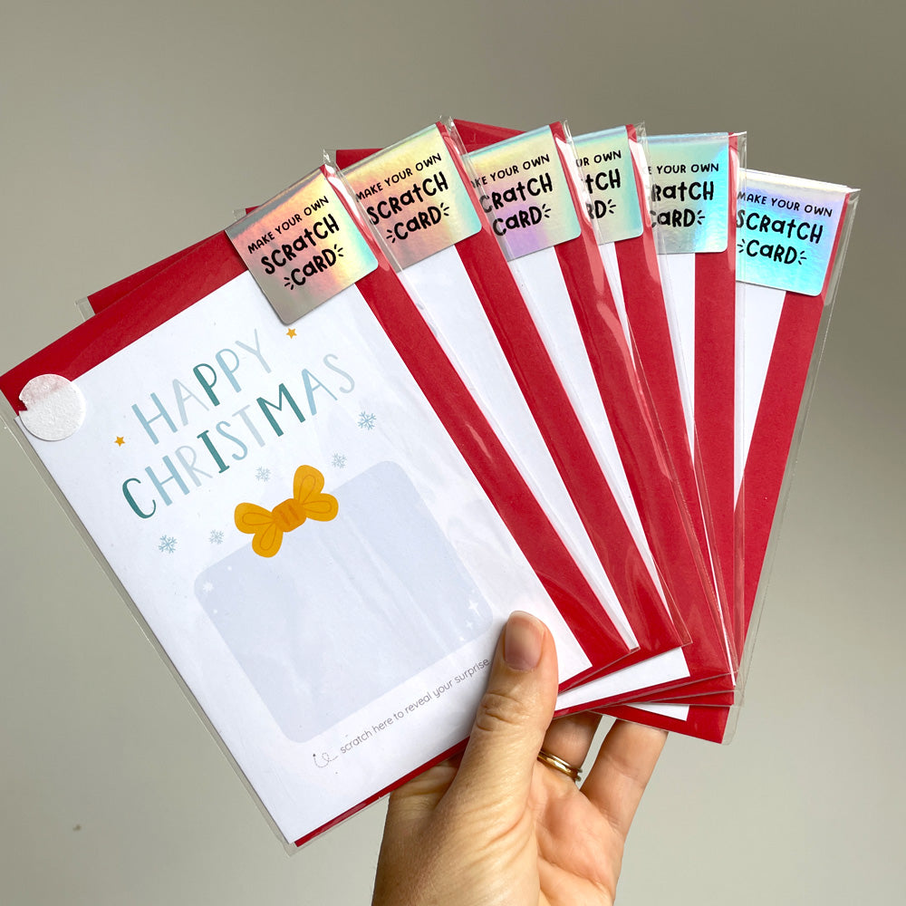 Present Christmas Scratch Card - Ex Stock