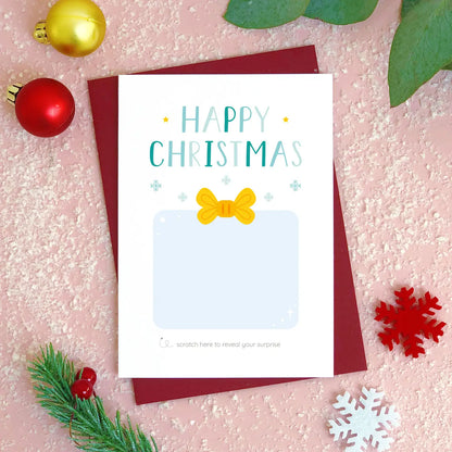Present Christmas Scratch Card - Ex Stock