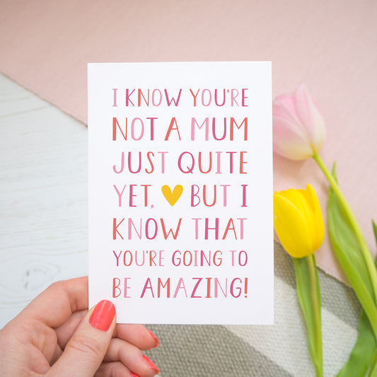 Amazing Mum To Be Card