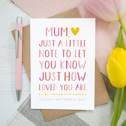 You Are Loved Mother's Day Card