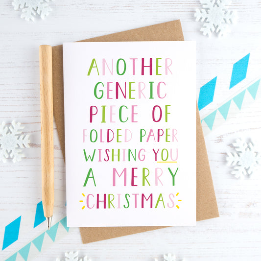 Generic Christmas Card
