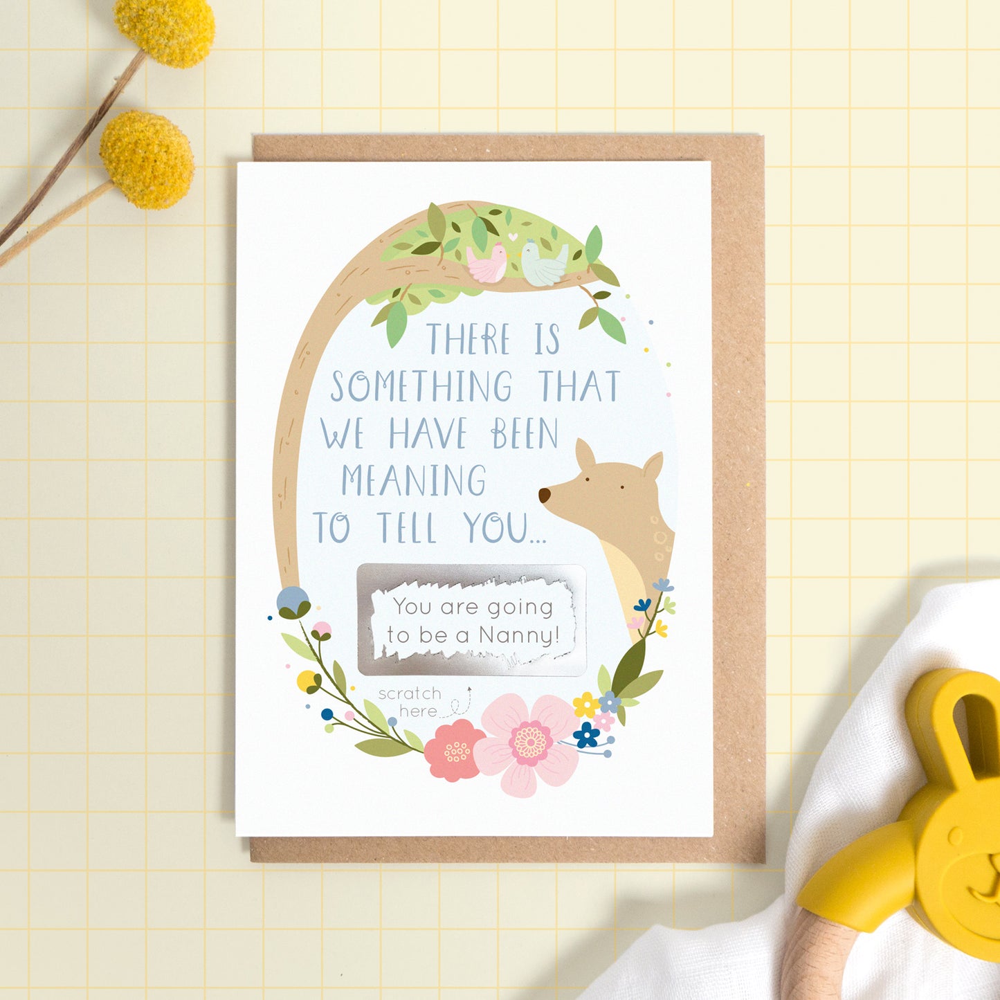 Baby Announcement Scratch card