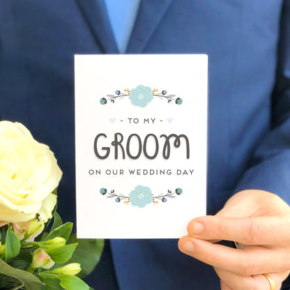 To My Groom Card